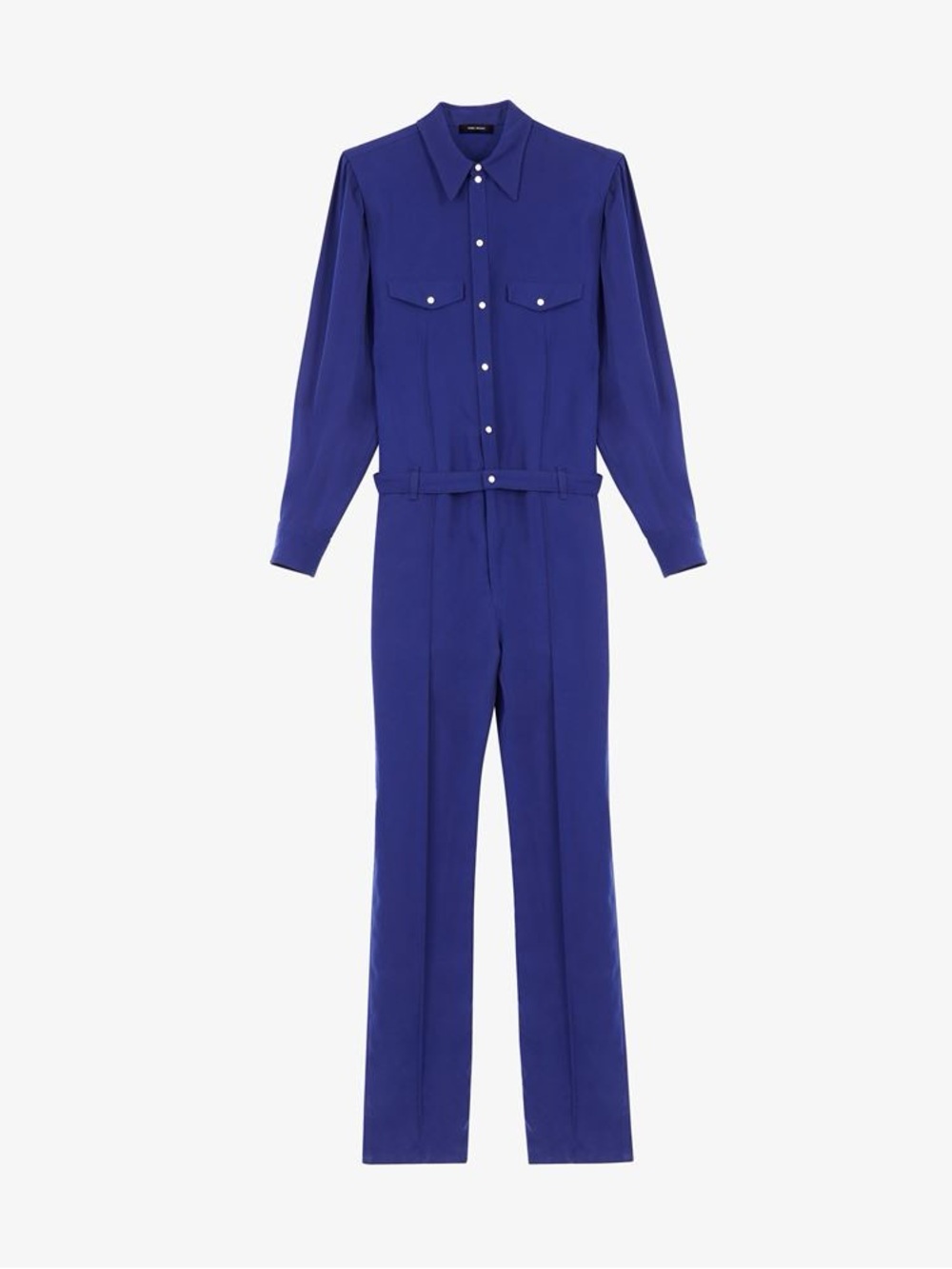 Isabel Marant Deep Blue Utility Jumpsuit